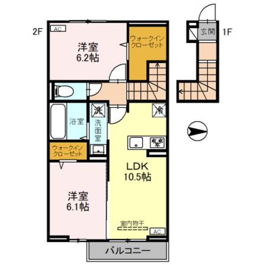 間取図 Pastel Villa