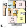 ヴァイアＢ 2LDKの間取り