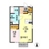 ルミエールやなせ 1LDKの間取り