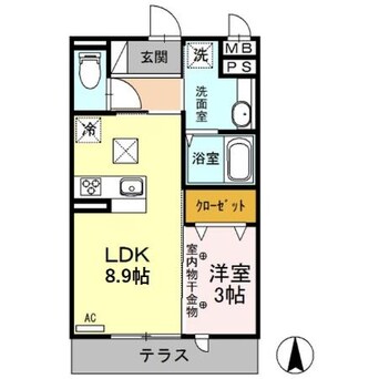 間取図 ラ・サンテ Ａ