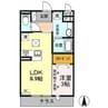 ラ・サンテ Ａ 1LDKの間取り