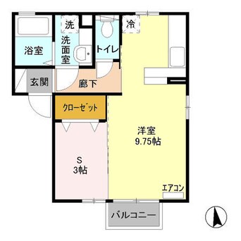 間取図 シャルムトロン Ｃ