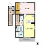 イーストヒルズ 七番館 1LDKの間取り