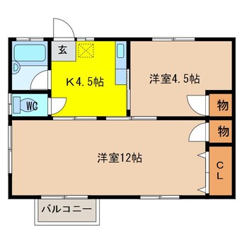 間取図 髙橋ハイツ（星が丘）