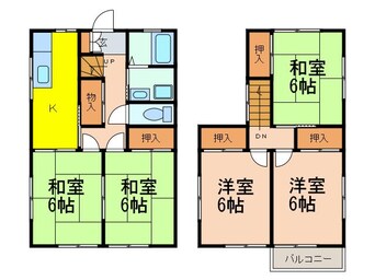 間取図 弥生メゾネット