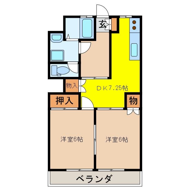 間取り図 メゾン釜川