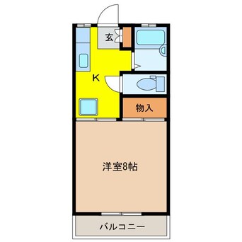 間取図 コーポすぎC