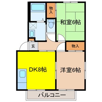 間取図 ひさごハイツA棟