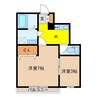 クレストＶ３ 2Kの間取り