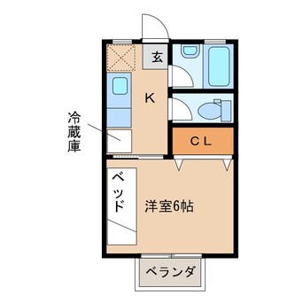 間取図 サンパーク戸祭