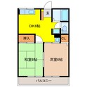 グリーンフラットＡの間取図