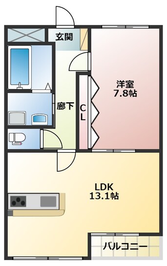 間取図 レジデンスアルタⅡ