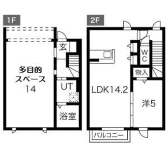 間取図 タルガ・フローリオ弥生