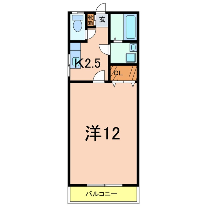 間取図 エイトハイツC