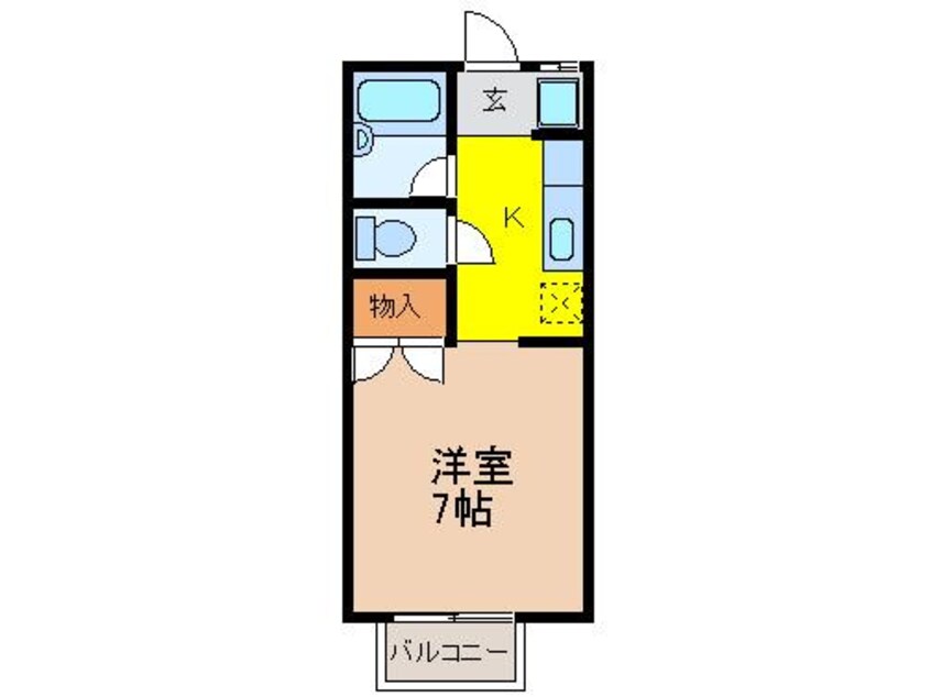 間取図 グリーンハイツ川俣