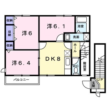 間取図 メルベーユ弐番館