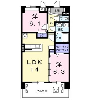 間取図 カシリ・エスポワール