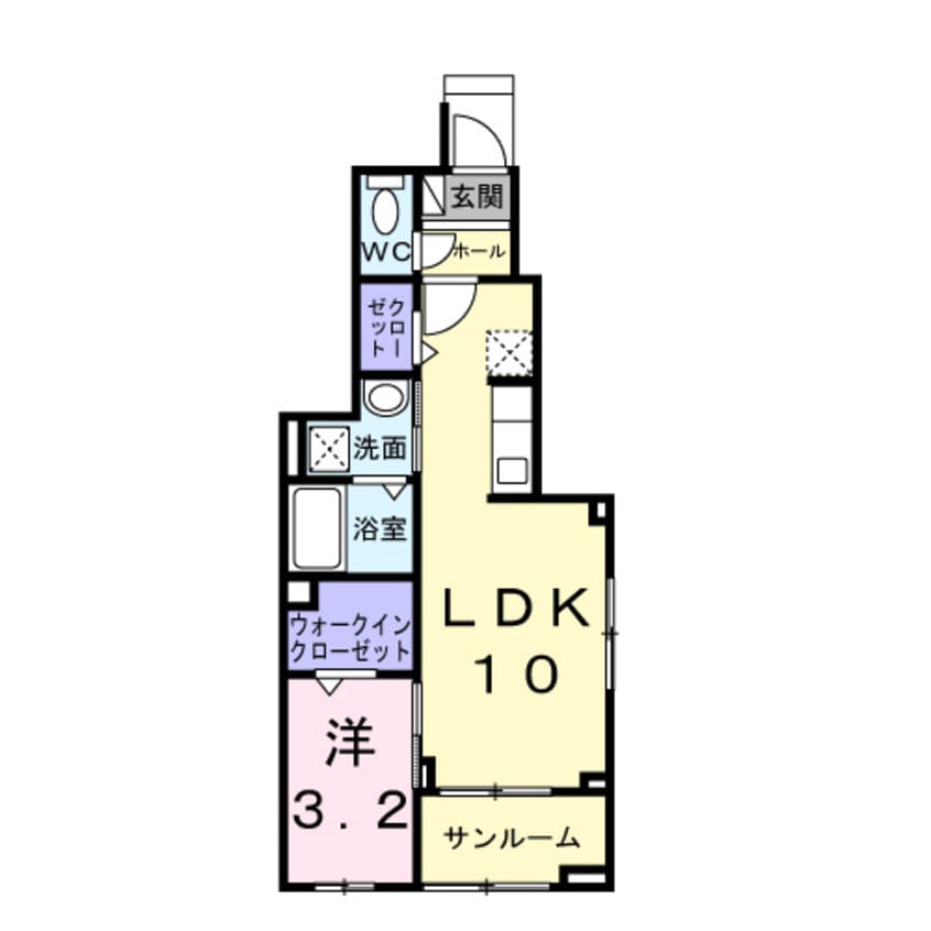 間取図 メゾン　フラン