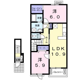 間取図 サン・ファミール