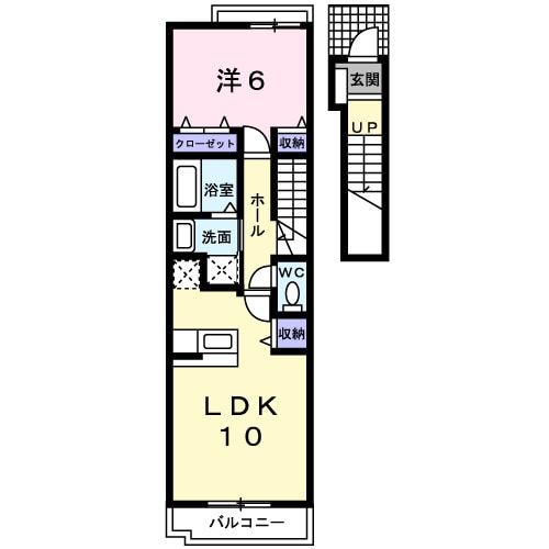 間取り図 ヴィオラ　Ａ