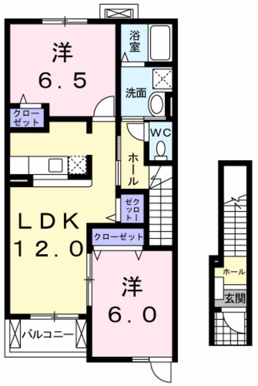 間取図 アビシニアンＤ