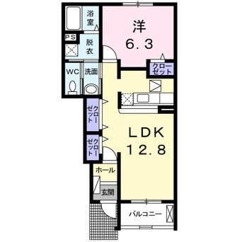 間取図 カーサ・セレッソＡ