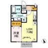 アルシオネ Ⅱ 1LDKの間取り