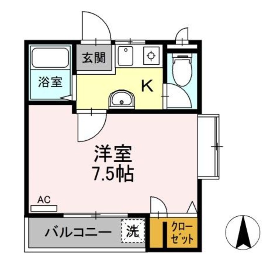 間取図 コスモ花園ハイツ