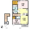 ソフィア桜 Ｂ 2LDKの間取り