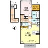 ファボーレ 1LDKの間取り