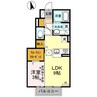 ヴァイアＤ 1LDKの間取り