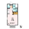 イノセントワールド 五番館 1Rの間取り
