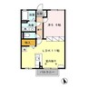 エスポワール川田 Ａ 1LDKの間取り
