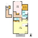 セジュール・オリヴィエ Ｂの間取図