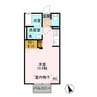 イノセントワールド 弐番館 1Rの間取り