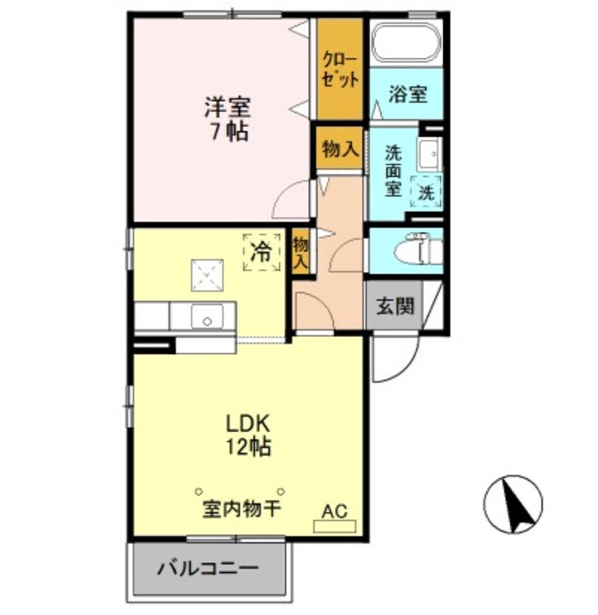 間取図 パレット Ｂ