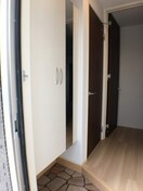 鏡付きシューズボックス ラベージ