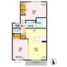 クローバーヒル城南 Ｂ 2LDKの間取り