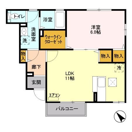 間取り図 コトー・ルシエル Ａ