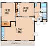 芙蓉館 2LDKの間取り