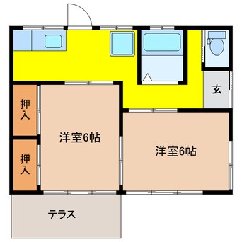 間取図 吉澤貸家