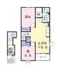 スカイパレス 2LDKの間取り