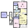ビオーラ長田　Ｂ 2LDKの間取り