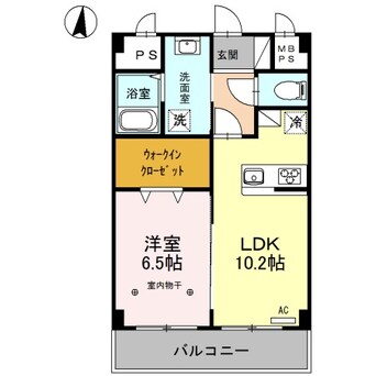 間取図 ＣＲＥＡ元今泉
