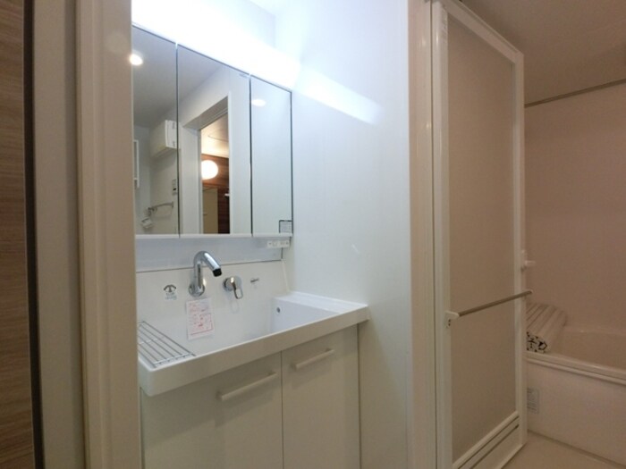 三面鏡付き洗髪洗面化粧台 アヴニールプラス