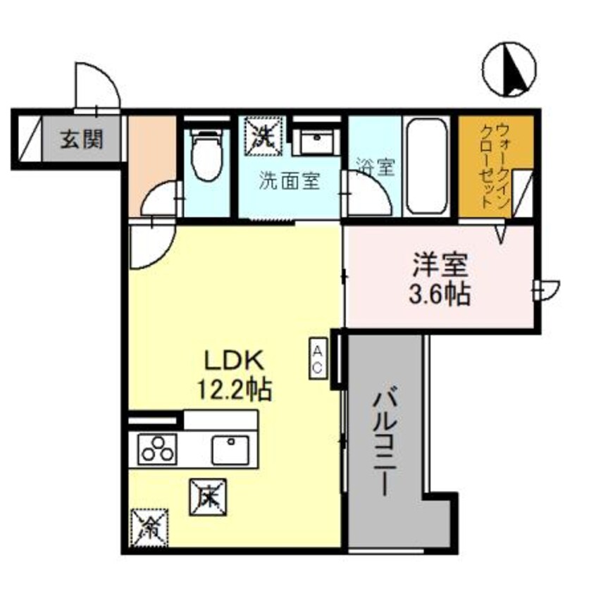 間取図 D-GLANZ宿郷