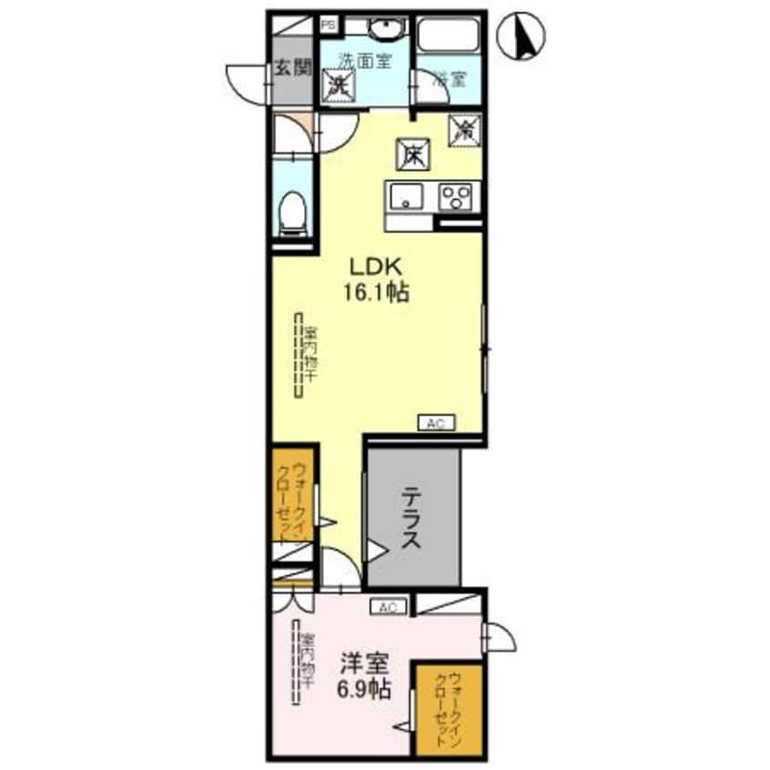 間取図 D-GLANZ EAST