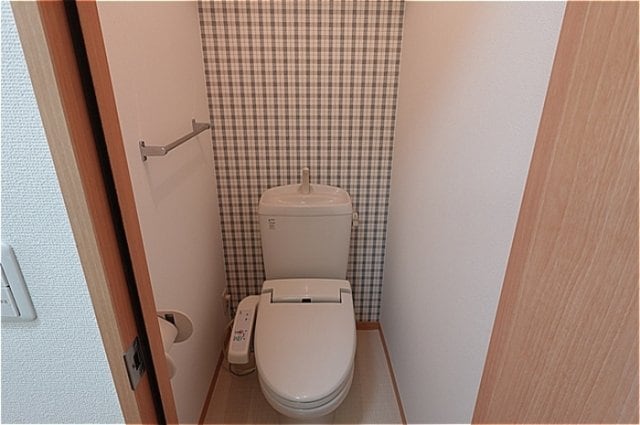 温水洗浄暖房便座のトイレ 宇都宮テックハイツ Ａ