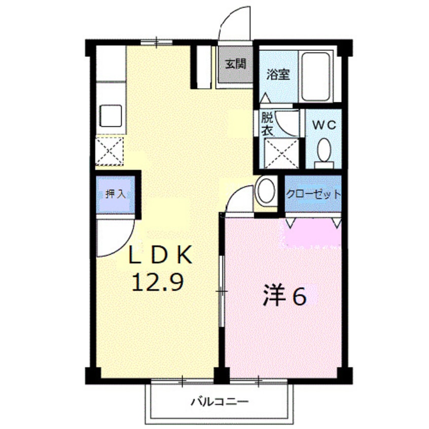 間取図 タウニィ　武下
