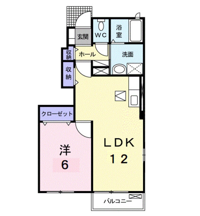 間取図 フォンモンターニュⅡＣ